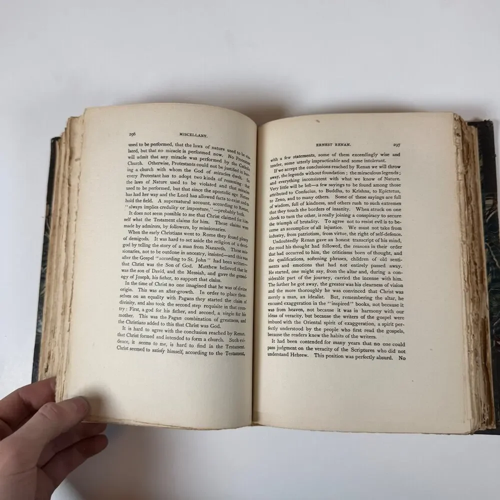 The Works of Robert G. Ingersoll Vol 11 Miscellany Dresden Edition 1902 Antique